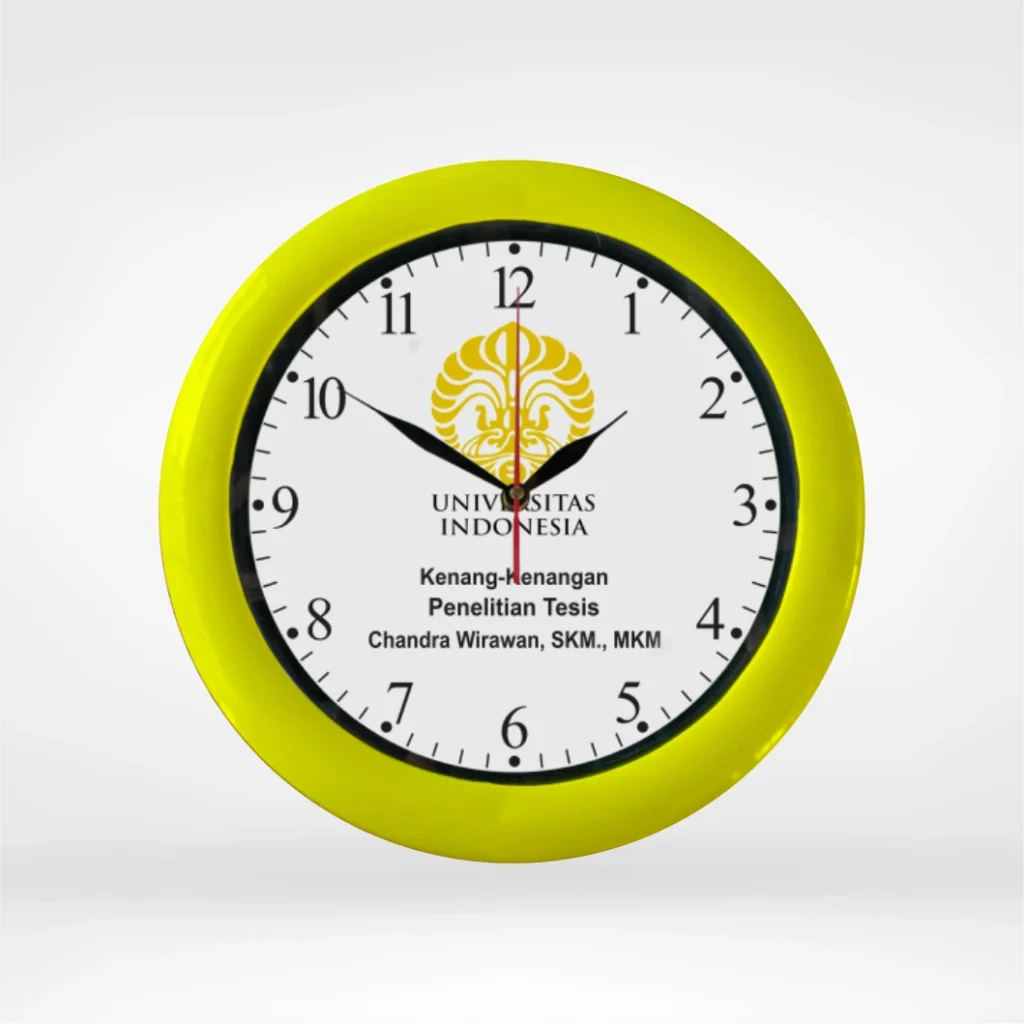 Buat Jam Dinding Custom Satuan, Puluhan atau Ribuan, Bebas Desain ...