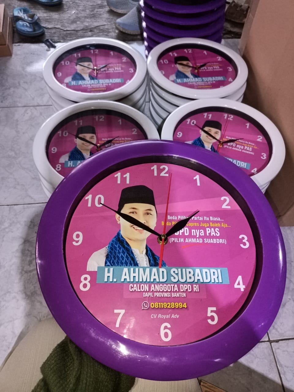 Jual Jam Dinding Custom - Seventime - Souvenir Jam Dinding Terbaik